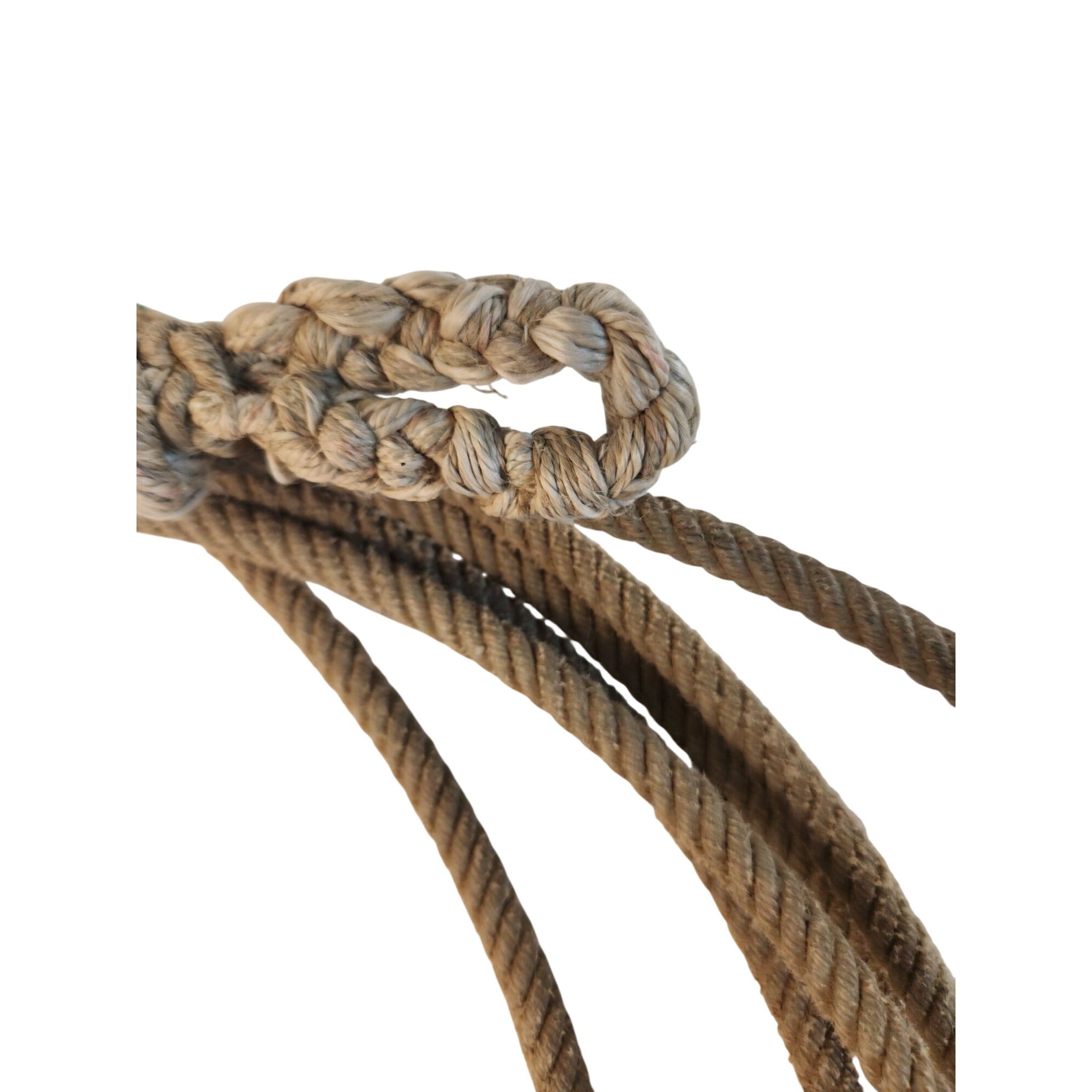 Western Rope 25 Ft Used Lariat Cowgirl Cowboy Equipment Wall Decor Roping Supplies Nylon Cowhand Rodeo