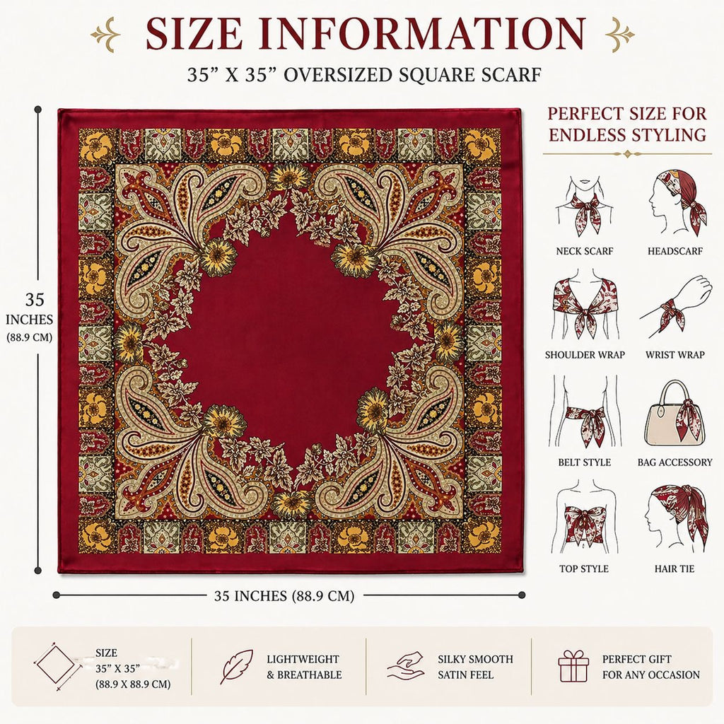 Size image of 35x5 inch scarf