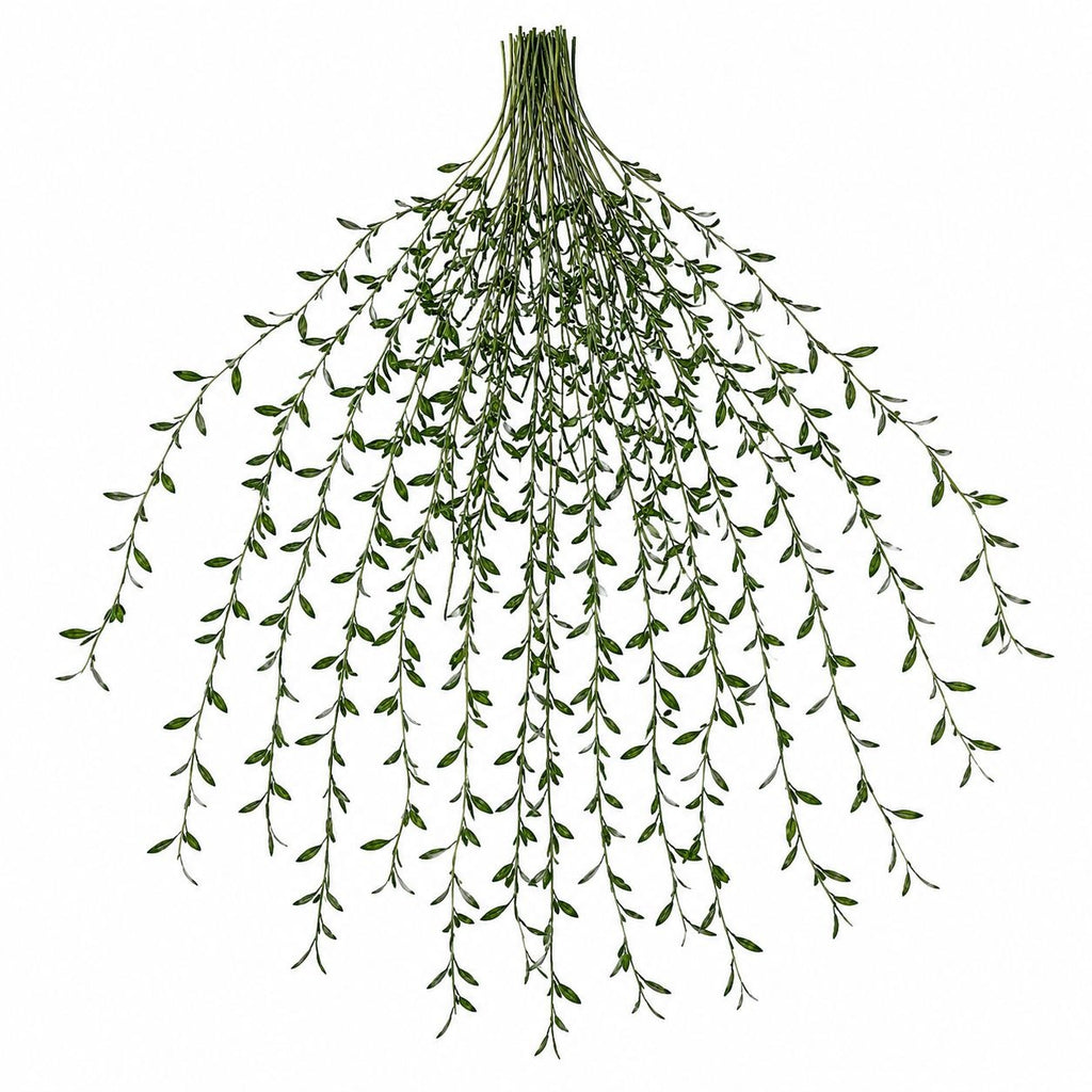25 Pack Hanging Greenery Vines Artificial Garland Wedding Arch Greenery Faux Hanging Leaves Vine Decor