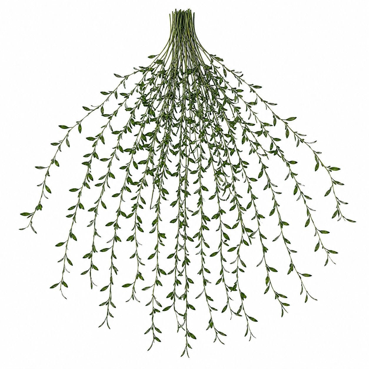 25 Pack Hanging Greenery Vines Artificial Garland Wedding Arch Greenery Faux Hanging Leaves Vine Decor