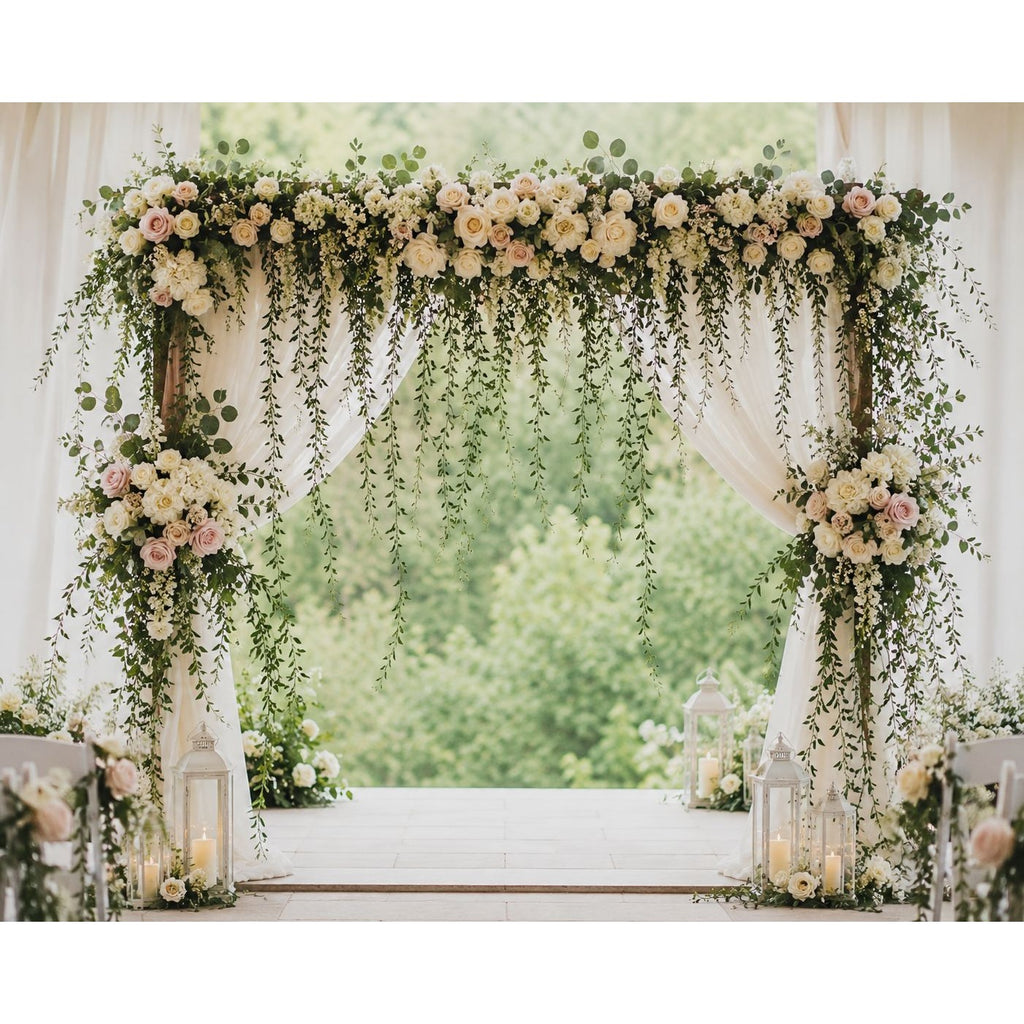 25 Pack Hanging Greenery Vines Artificial Garland Wedding Arch Greenery Faux Hanging Leaves Vine Decor