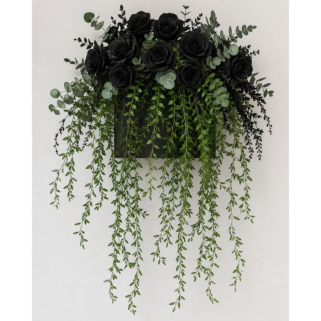 25 Pack Hanging Greenery Vines Artificial Garland Wedding Arch Greenery Faux Hanging Leaves Vine Decor