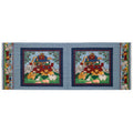 Vintage 1995 Cranston Noah's Ark Fabric Panel, 44x18 Cotton Nursery Quilt