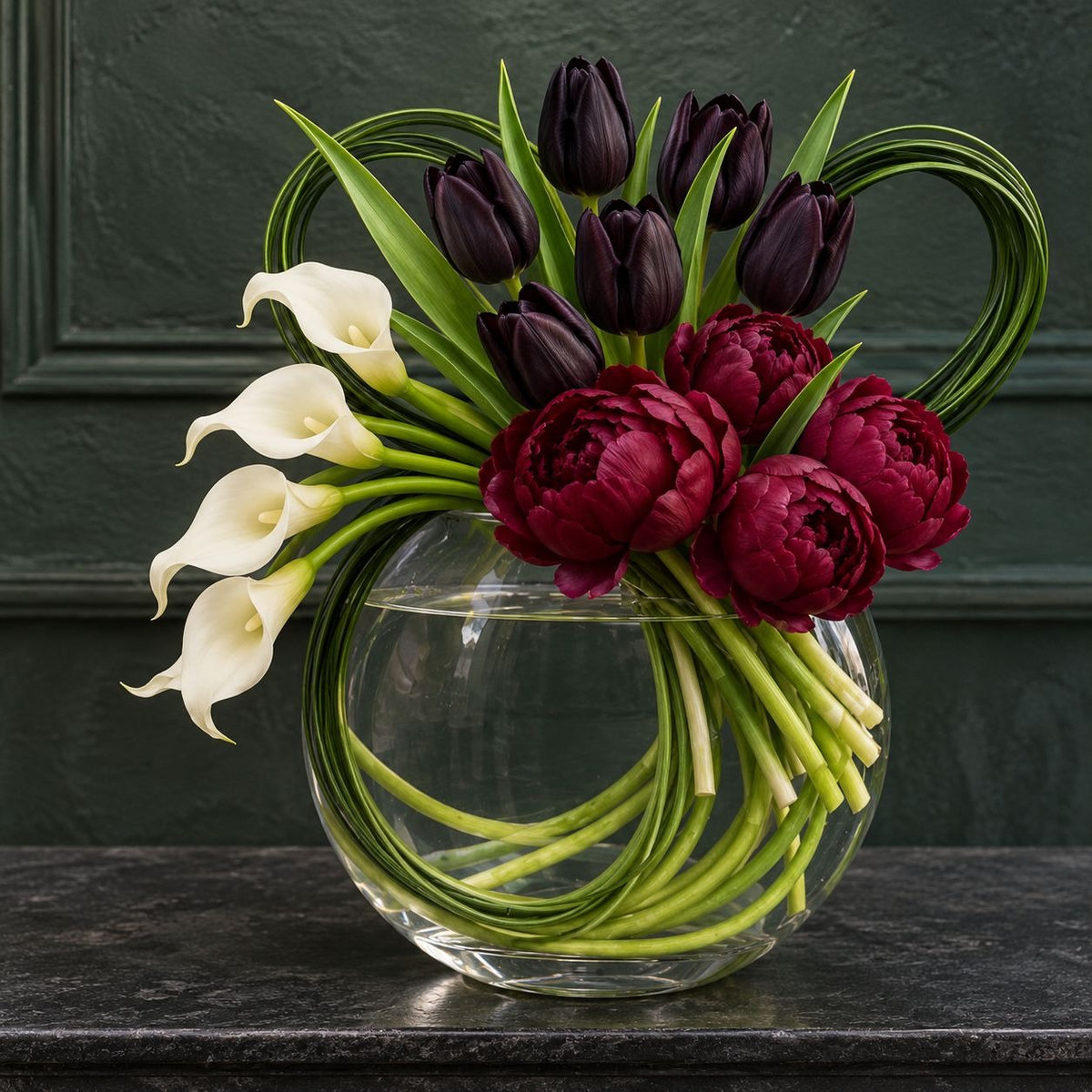 White Faux Calla Lilies 5 Wired Stems 14 Inch Flowers for Bridal Bouquets