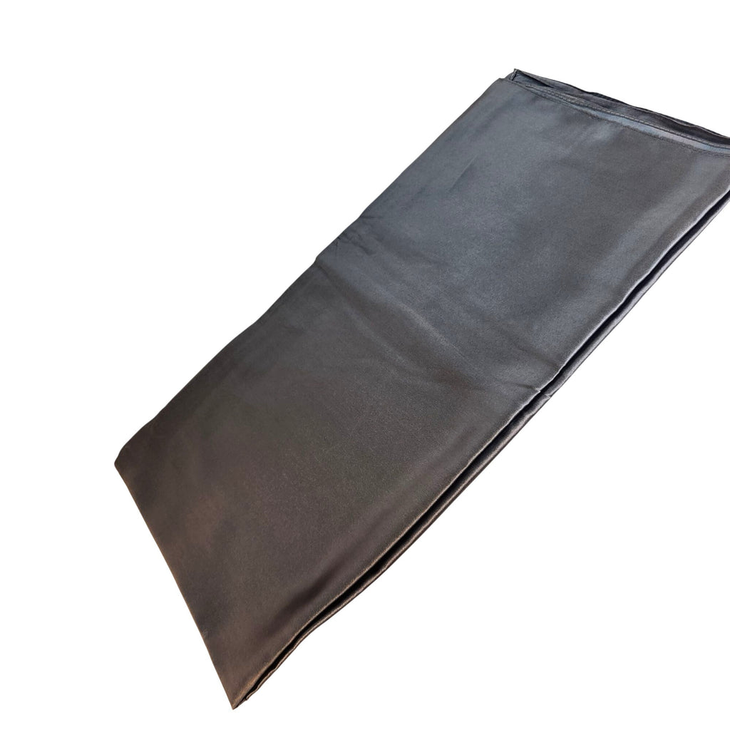 Wild Rag Scarf 35x35 Dark Gray Satin Western Cowgirl Cowboy Bandana