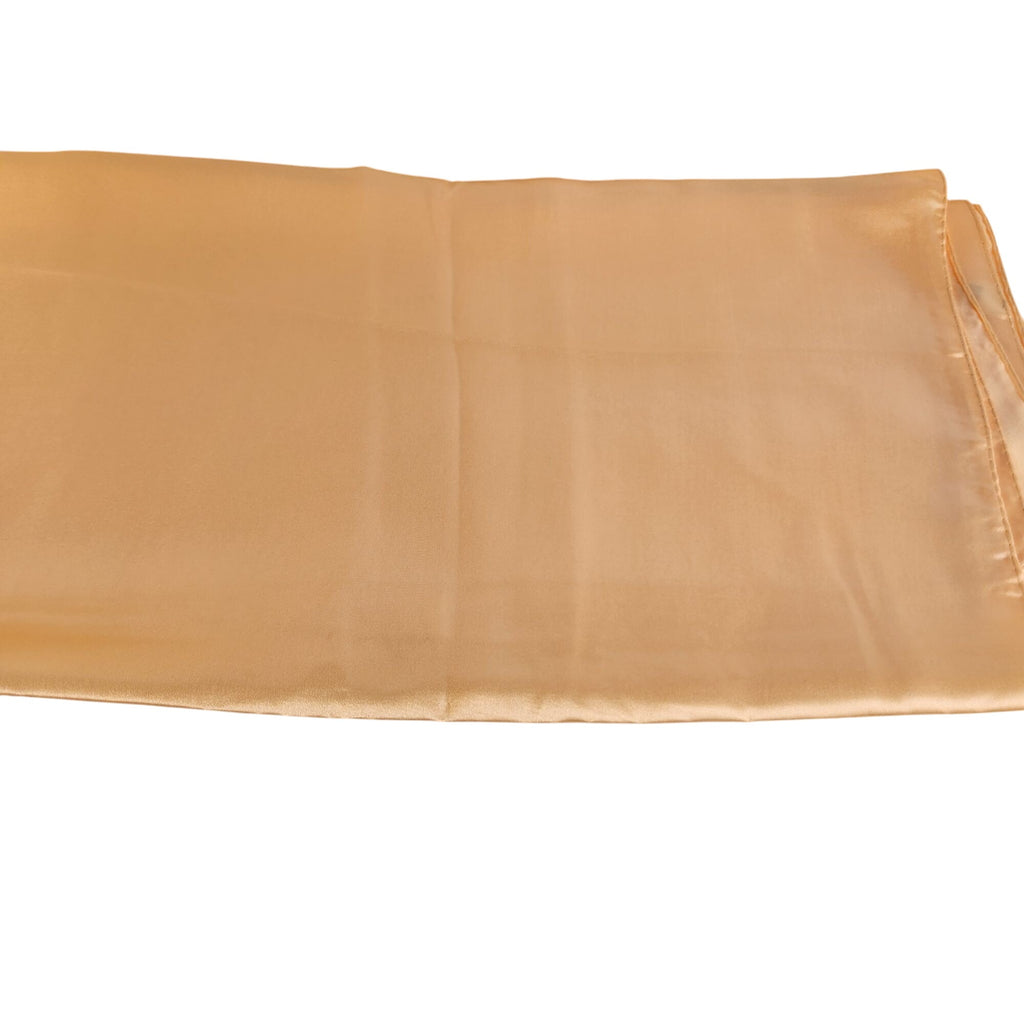 Peach Wild Rag Large Scarf 35x35" Satin Western Accessory Cowgirl or Cowboy