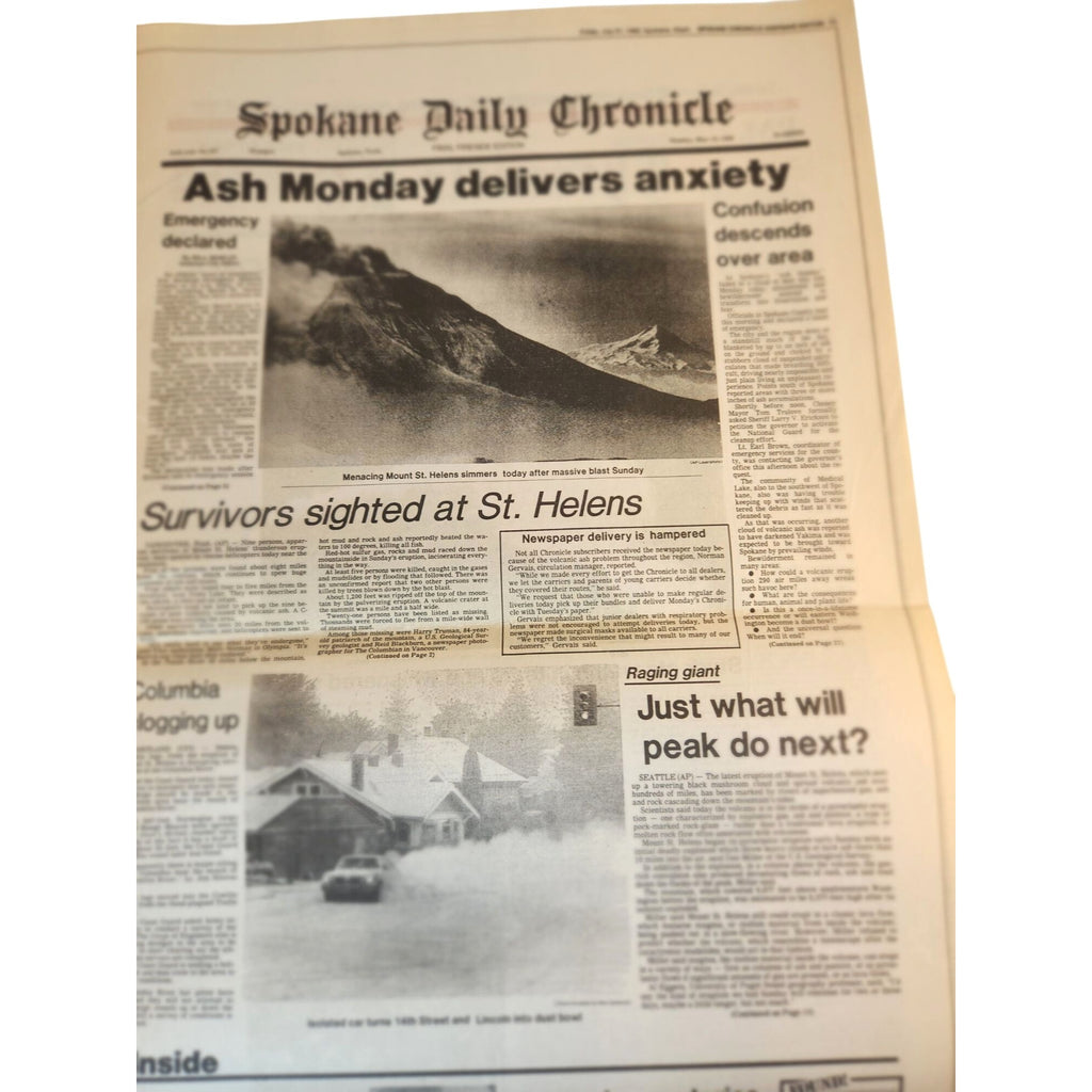 Spokane Chronicle Historic Newspaper Collection: Midair Fireball WWII Expo 74 News, July 1992