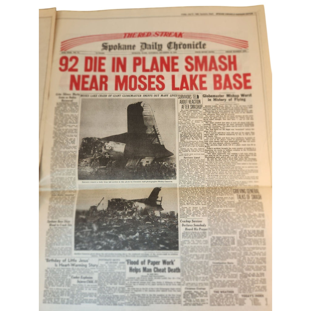 Spokane Chronicle Historic Newspaper Collection: Midair Fireball WWII Expo 74 News, July 1992