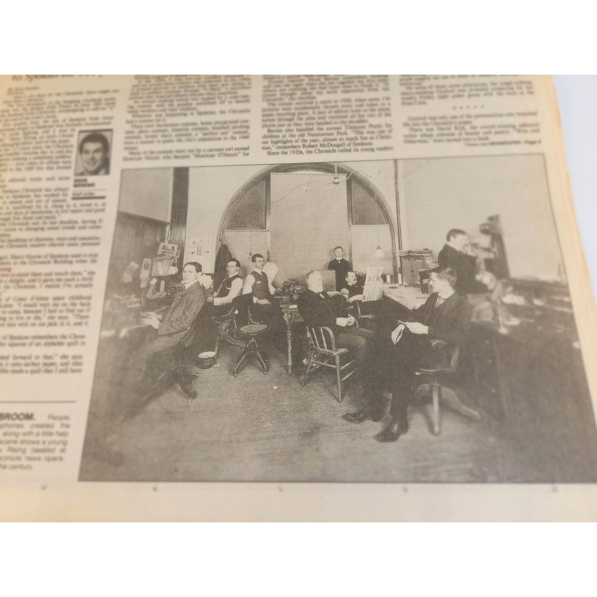 Spokane Chronicle Historic Newspaper Collection: Midair Fireball WWII Expo 74 News, July 1992