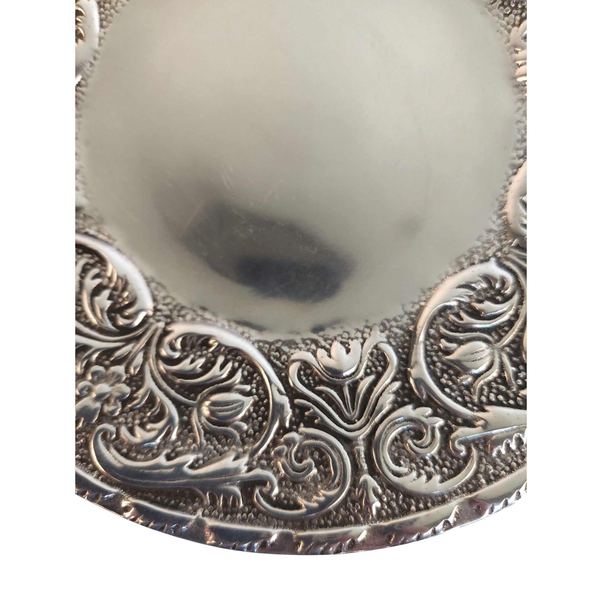 Vintage Wilton Armetale William Mary Plate 8.5 Inch Alloy Dessert Serving USA 1970s