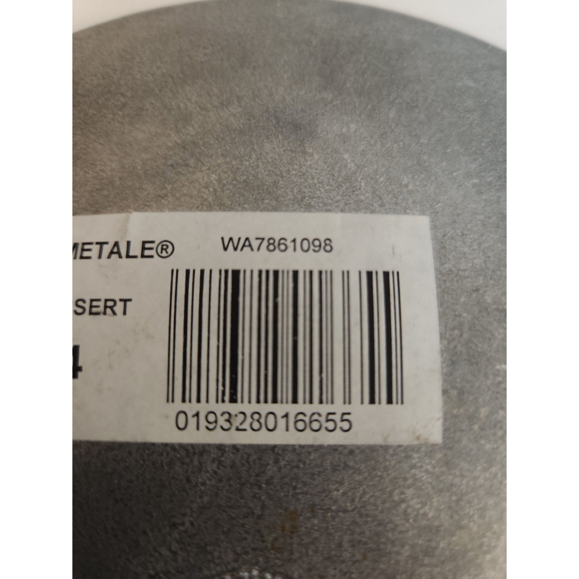 Vintage Wilton Armetale William Mary Plate 8.5 Inch Alloy Dessert Serving USA 1970s