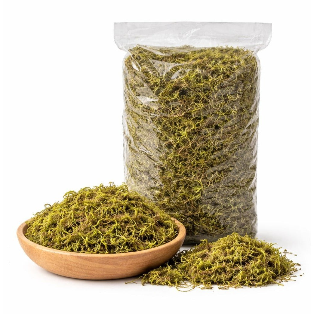 Dried Moss for Terrarium 6.5 oz, Green Decorative Moss 250g, Fairy Garden Moss, Floral Craft Moss, Orchid Moss Supply