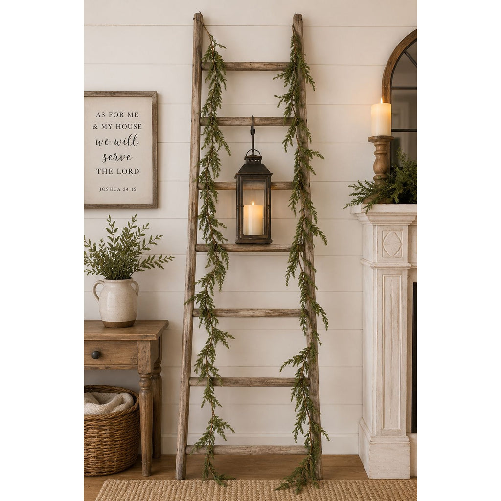 Artificial Fern Garland Set of 3 Hanging Greenery Garlands 5 Foot Trailing Greenery Farmhouse Decor Wedding Arch Mantel Garland
