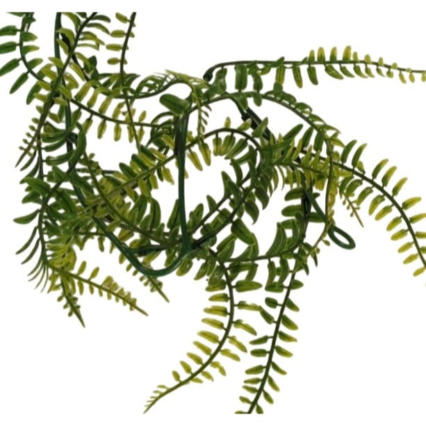 Artificial Fern Garland Set of 3 Hanging Greenery Garlands 5 Foot Trailing Greenery Farmhouse Decor Wedding Arch Mantel Garland