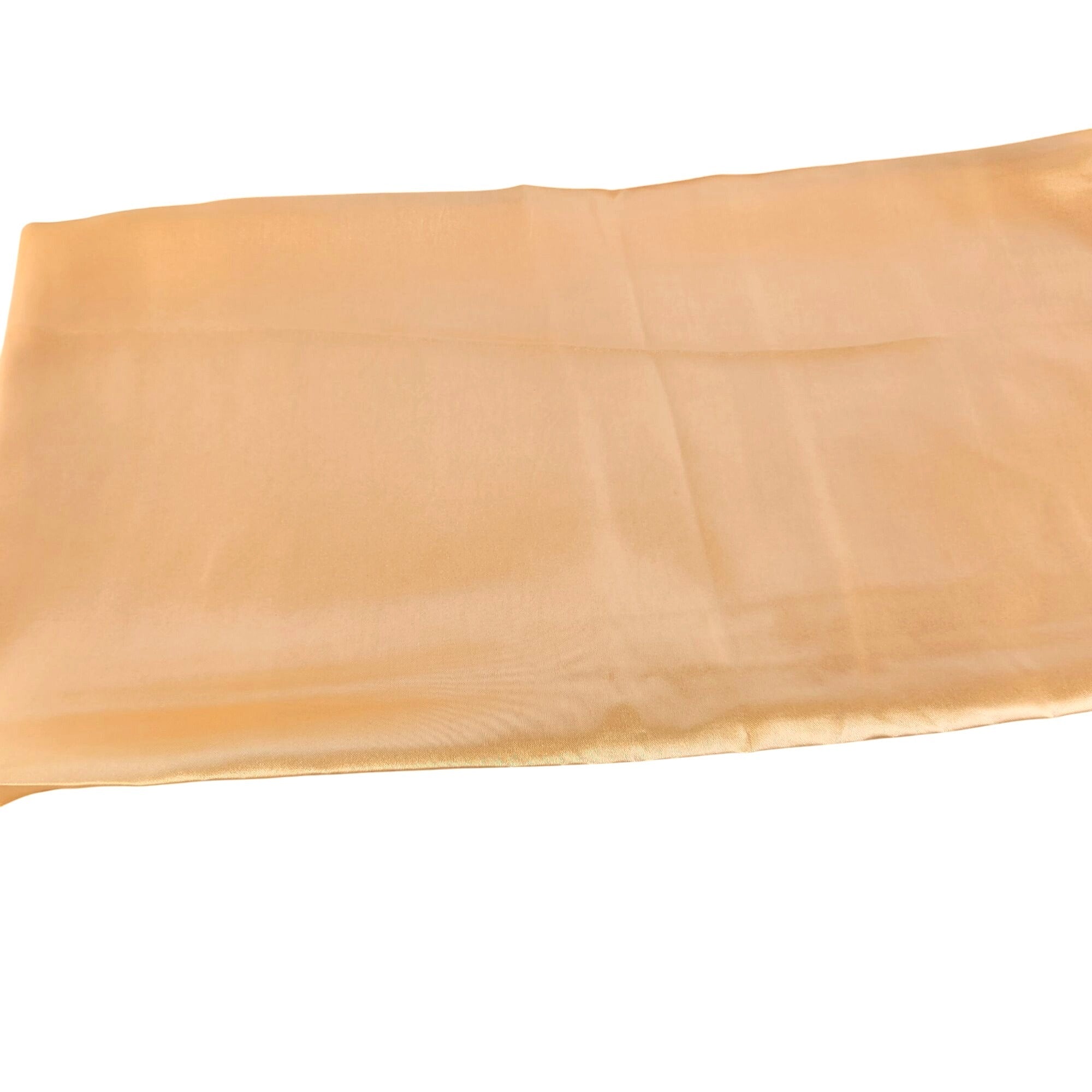 Peach Wild Rag Large Scarf 23x23" Satin Western Accessory Cowgirl or Cowboy