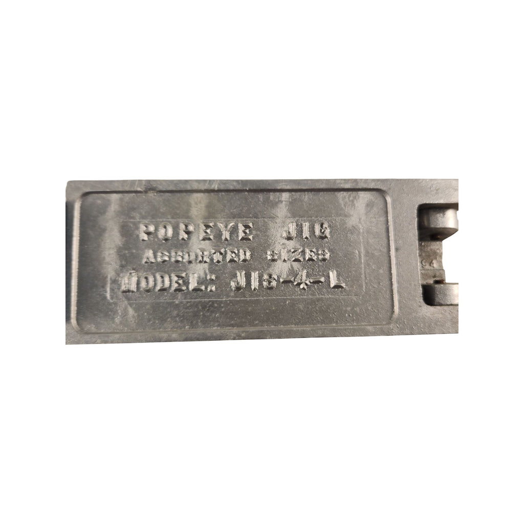 Vintage Do It Molds Popeye Jig Mold JIS 4 L Model 1082 4 Cavity 1 5 oz to 3 oz Lead Jig Mold Fishing Lure Making Tool