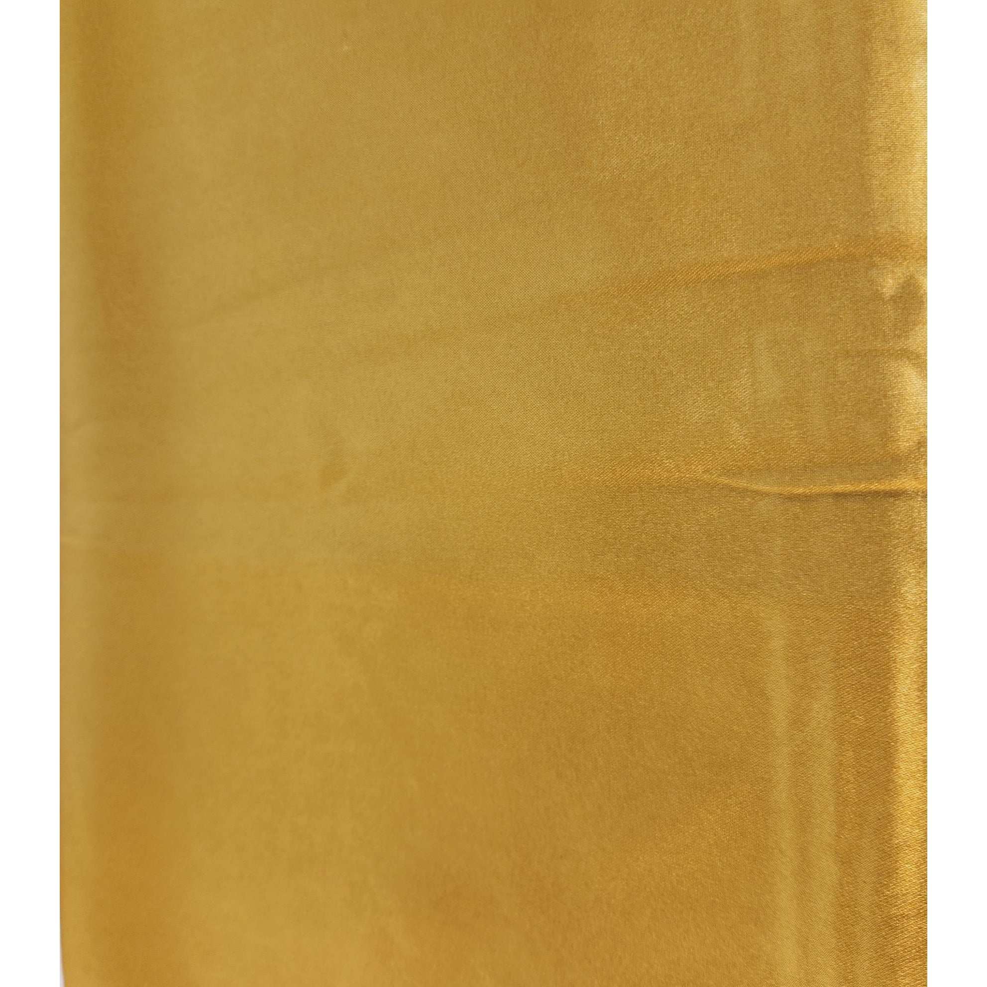 Gold Wild Rag Large Scarf 35x35" Satin Western Accessory Cowgirl or Cowboy