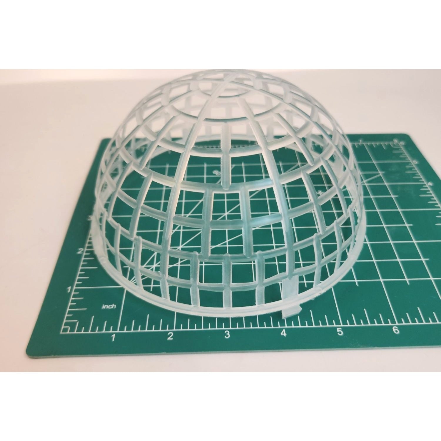 Clear Plastic Sphere Plant Basket 6 Inch | Orchid Basket Planter | Hanging Epiphyte Pot | Ventilated Root Basket | Modern Plant Decor