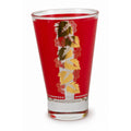 Vintage Libbey Red Grape Leaf Glass, Gold Leaf Barware, Mid Century Cocktail Tumbler, 1950s Retro Drinking Glass, Single Replacement Glass
