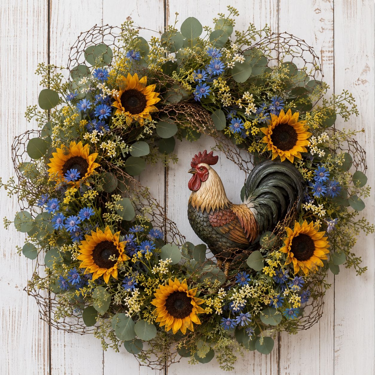 Decorative Brown Chicken Wire Roll 4 Inch x 9.5 Foot Wreath Making Floral Crafts DIY Rustic Farmhouse Garden Wedding Supplies