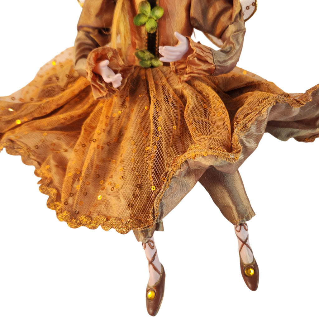 Winward Woodland Fairy Dolls Set 2 Autumn Fall Pixie Shelf Sitters 14in 2014