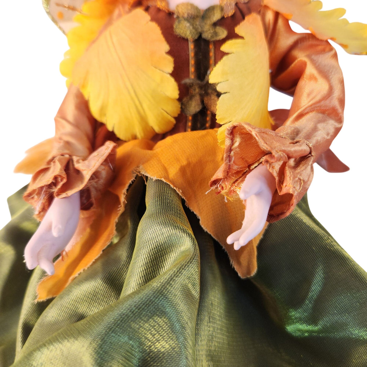 Winward Woodland Fairy Dolls Set 2 Autumn Fall Pixie Shelf Sitters 14in 2014