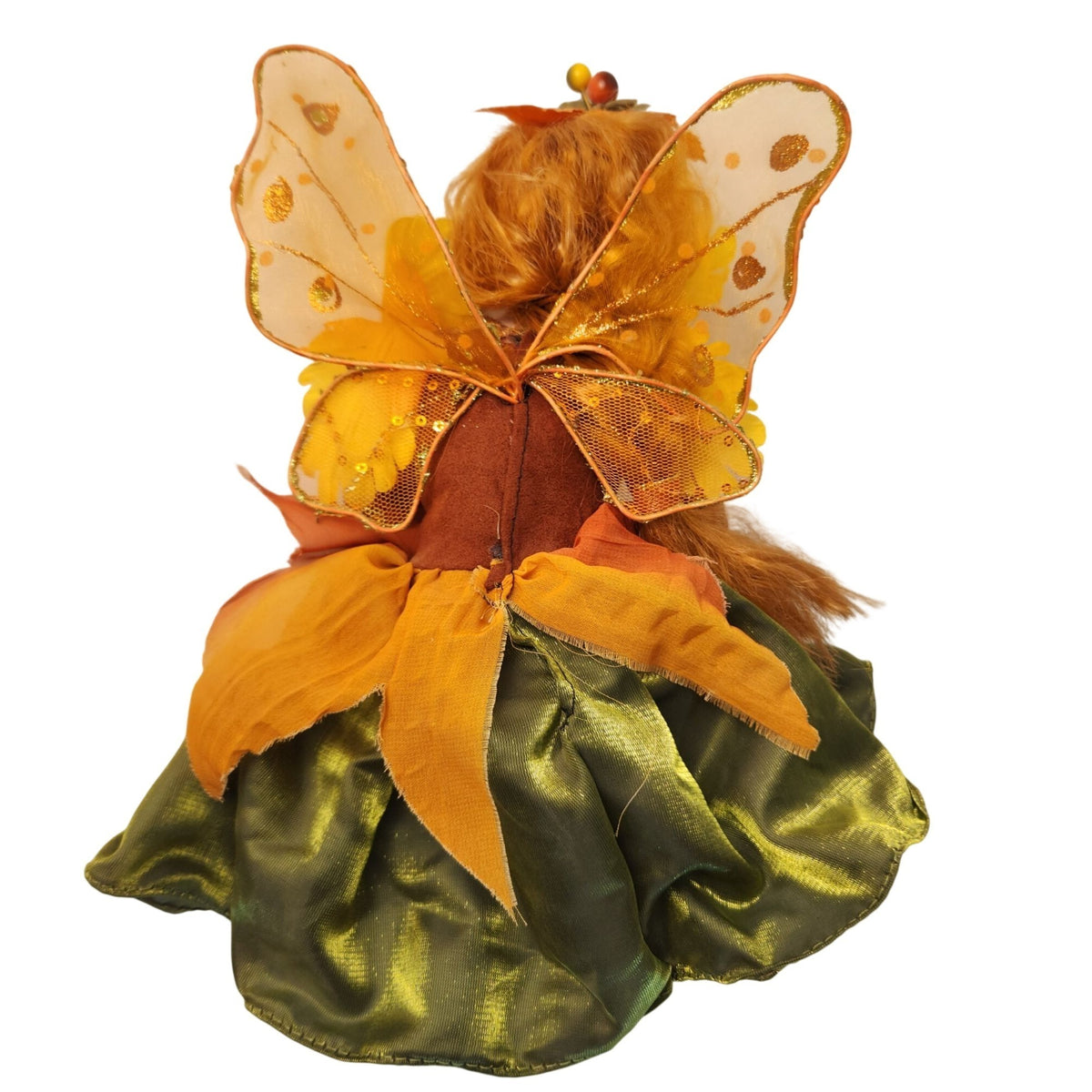 Winward Woodland Fairy Dolls Set 2 Autumn Fall Pixie Shelf Sitters 14in 2014
