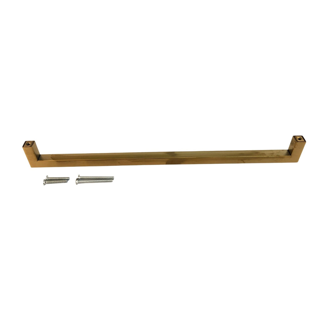 Gold Tone Drawer Handle 13 Inch Modern Cabinet Pull with Screws Long Bar Hardware for Furniture DIY Tray Accent Home Decor Update
