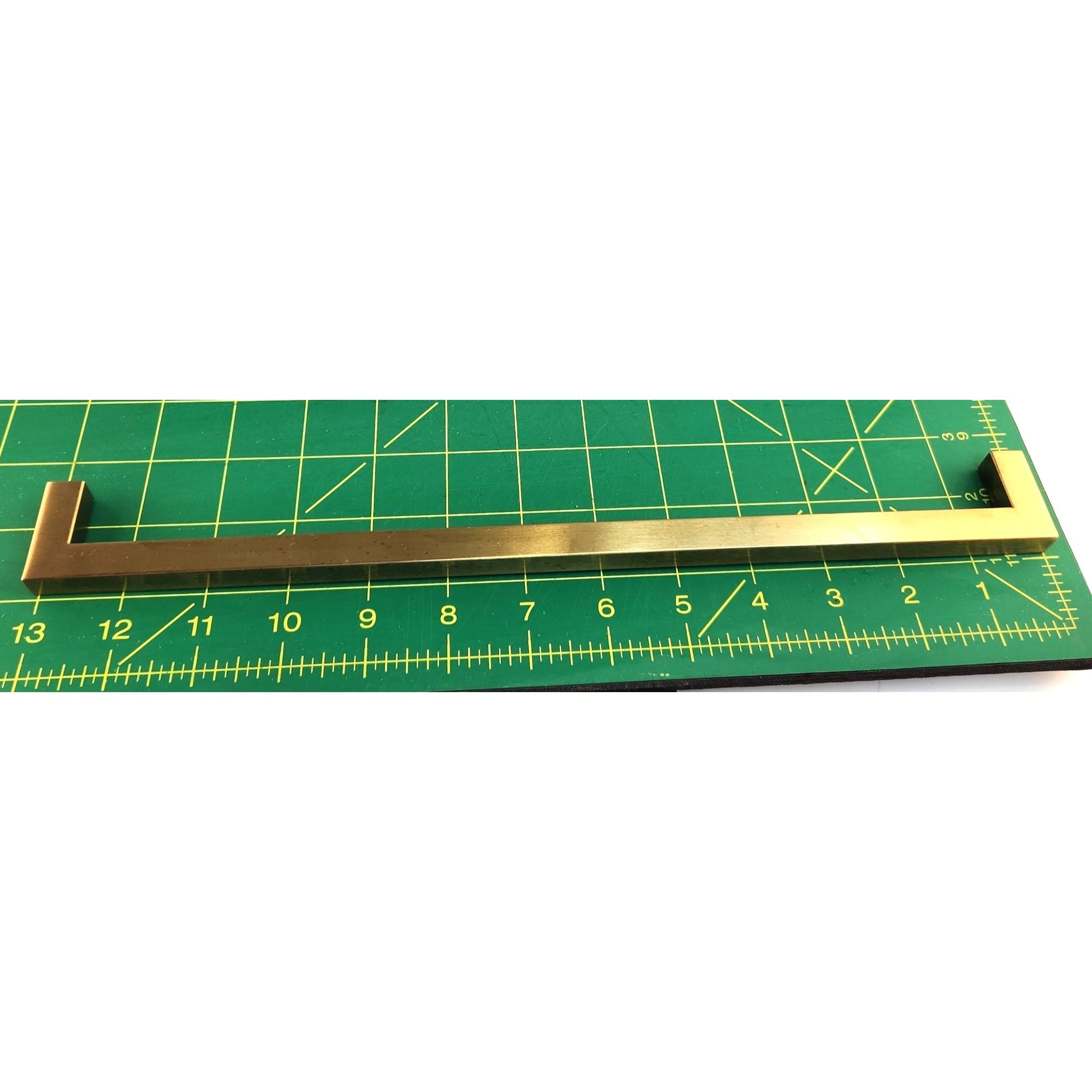 Gold Tone Drawer Handle 13 Inch Modern Cabinet Pull with Screws Long Bar Hardware for Furniture DIY Tray Accent Home Decor Update