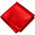 Red Satin Pocket Square 9x9 Mens Handkerchief Wedding Suit Formal Prom Unisex