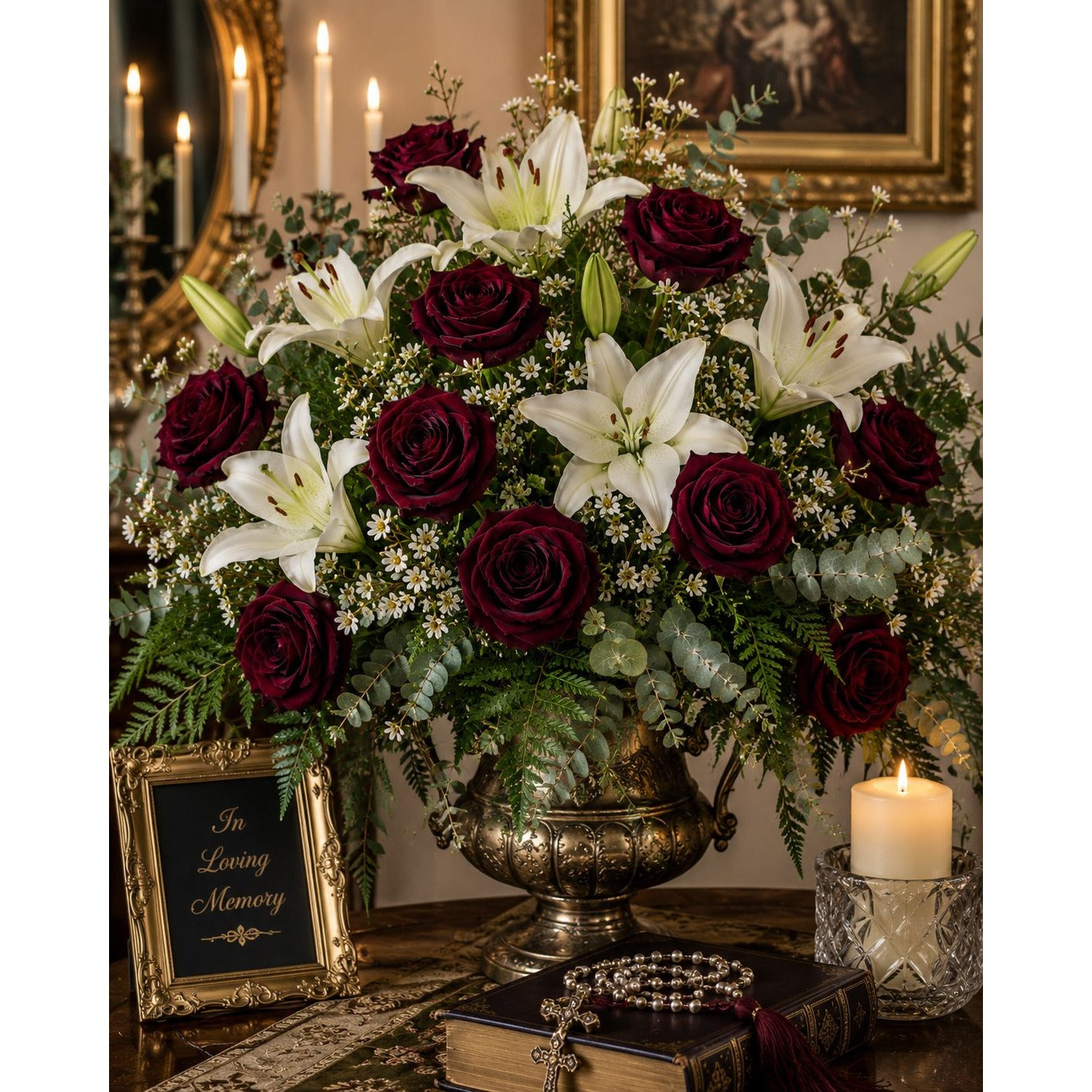 Artificial Burgundy Rose Stems Dark Red Faux Roses Velvet Flower Bouquet Gothic Wedding Decor 20 Inch Set of 6