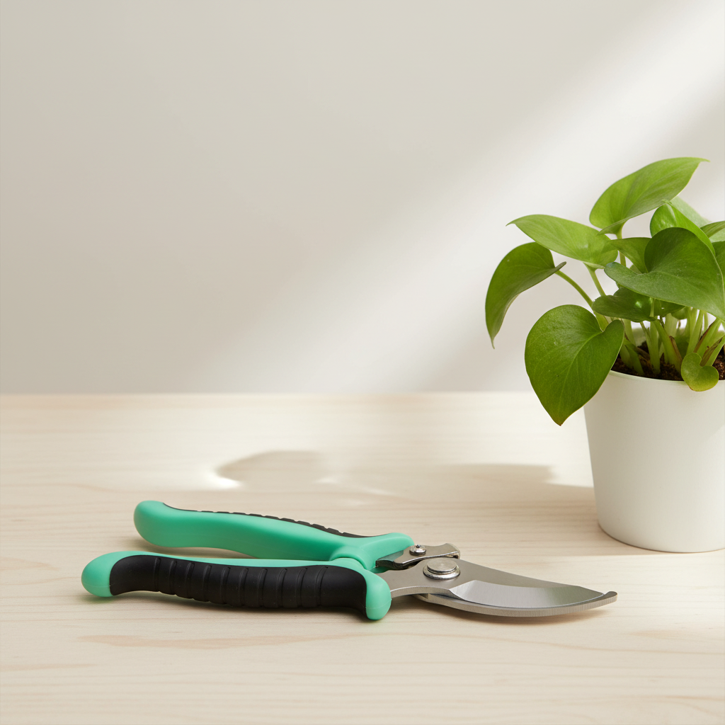 Aqua Green Pruning Shears Lifestyle 1