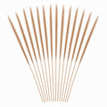 Taupe Tan Faux Feather Grass Stems, Set of 16, 31 Inch Wispy Artificial Pampas Plumes