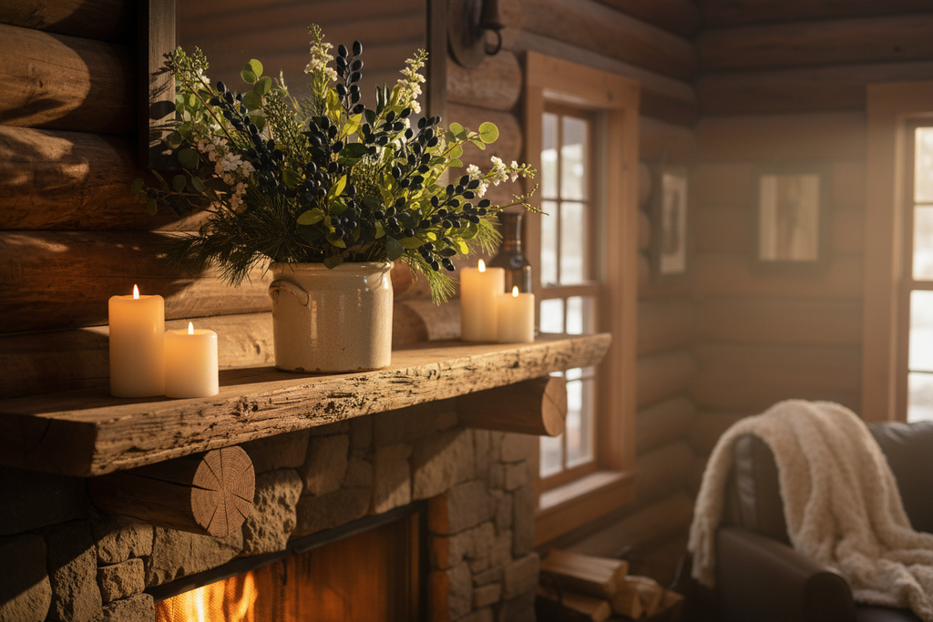 Cabin Mantel