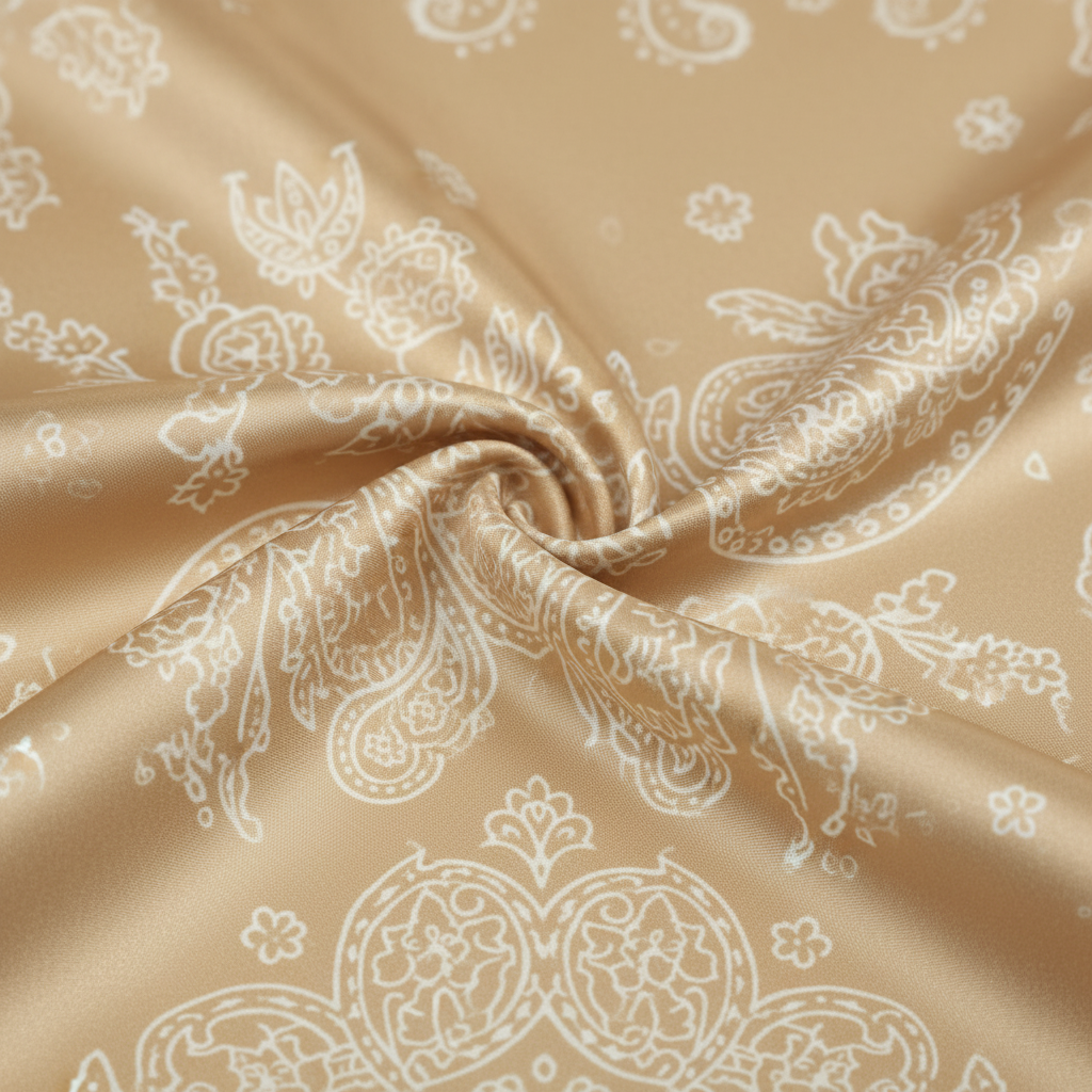Close-up Fabric Detail - Exact Scarf Colors