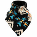 Southwestern Cowl Neck Warmer Scarf 36x9.5 Inch Fleece Lined Cowgirl
