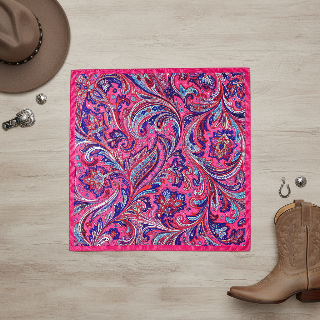 Corrected fuchsia flat lay
