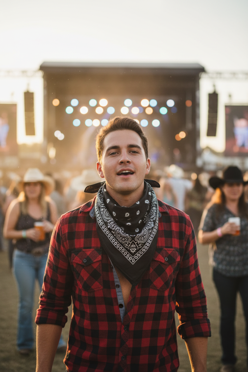 Country music festival look