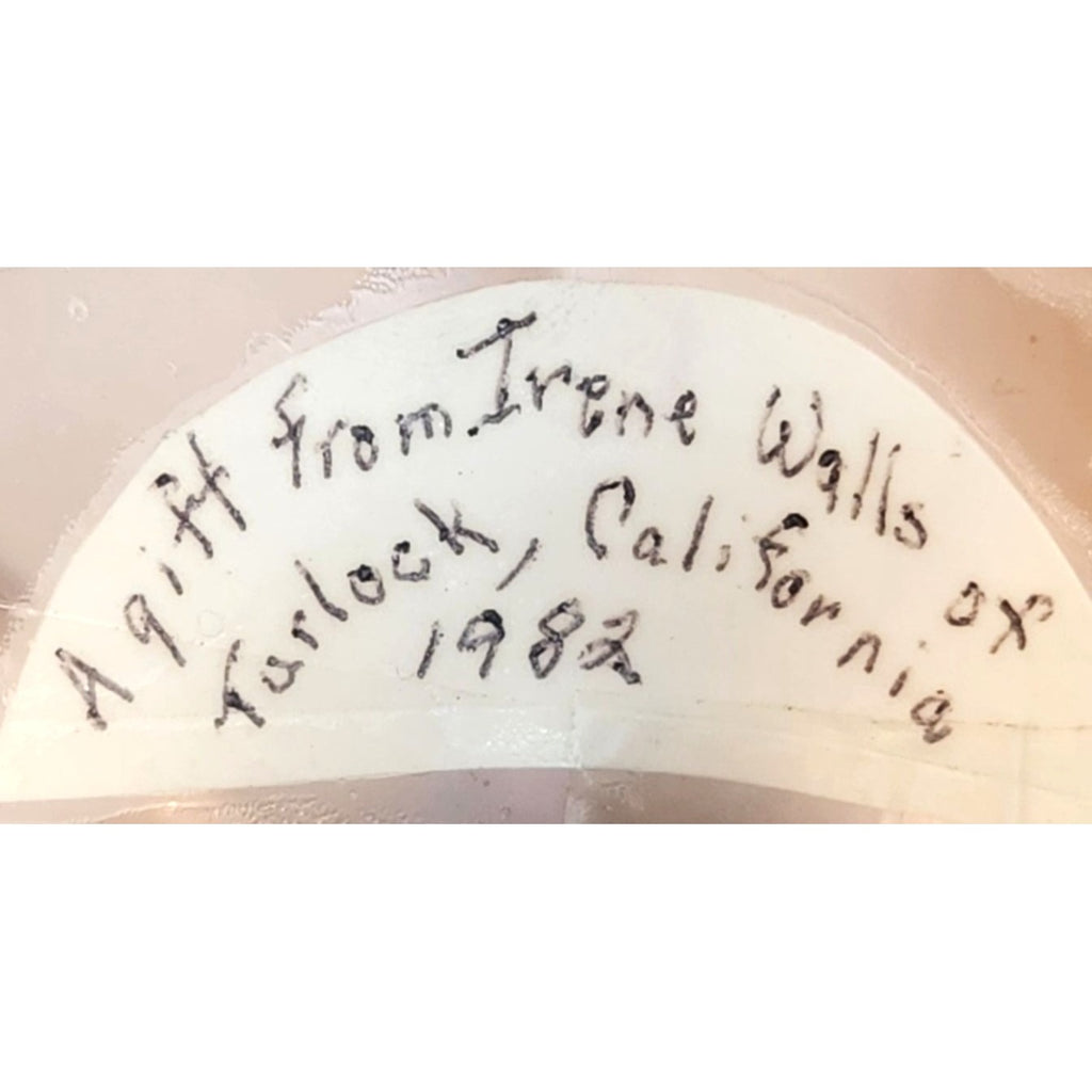 Vintage Tiara Indiana Glass Blue Last Supper Communion Chalice Church Wine Goblet Cross Design 7 Inch