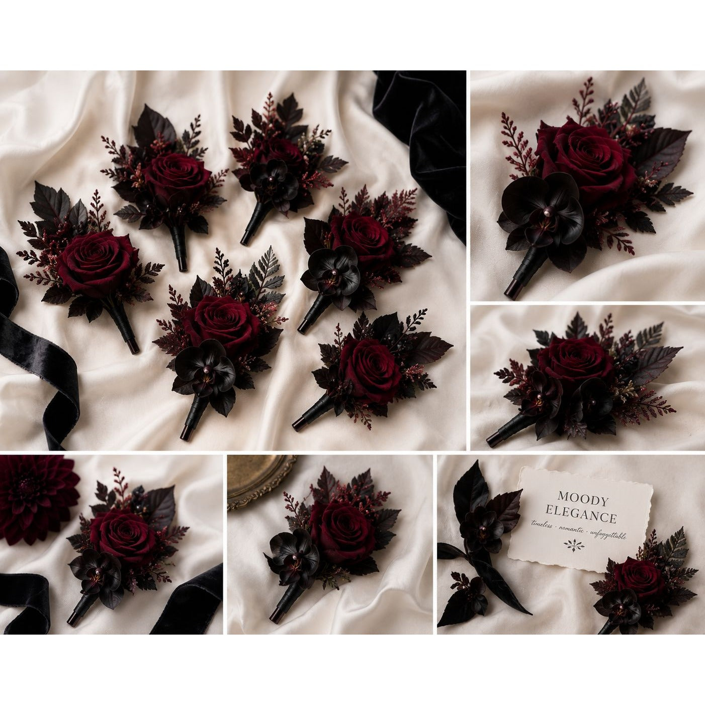 Boutonniere Pins Set of 2 Floral Corsage Pins Green Floral Holders Wedding Supplies Prom Flowers Mother of Bride Corsage DIY Boutonniere Maker
