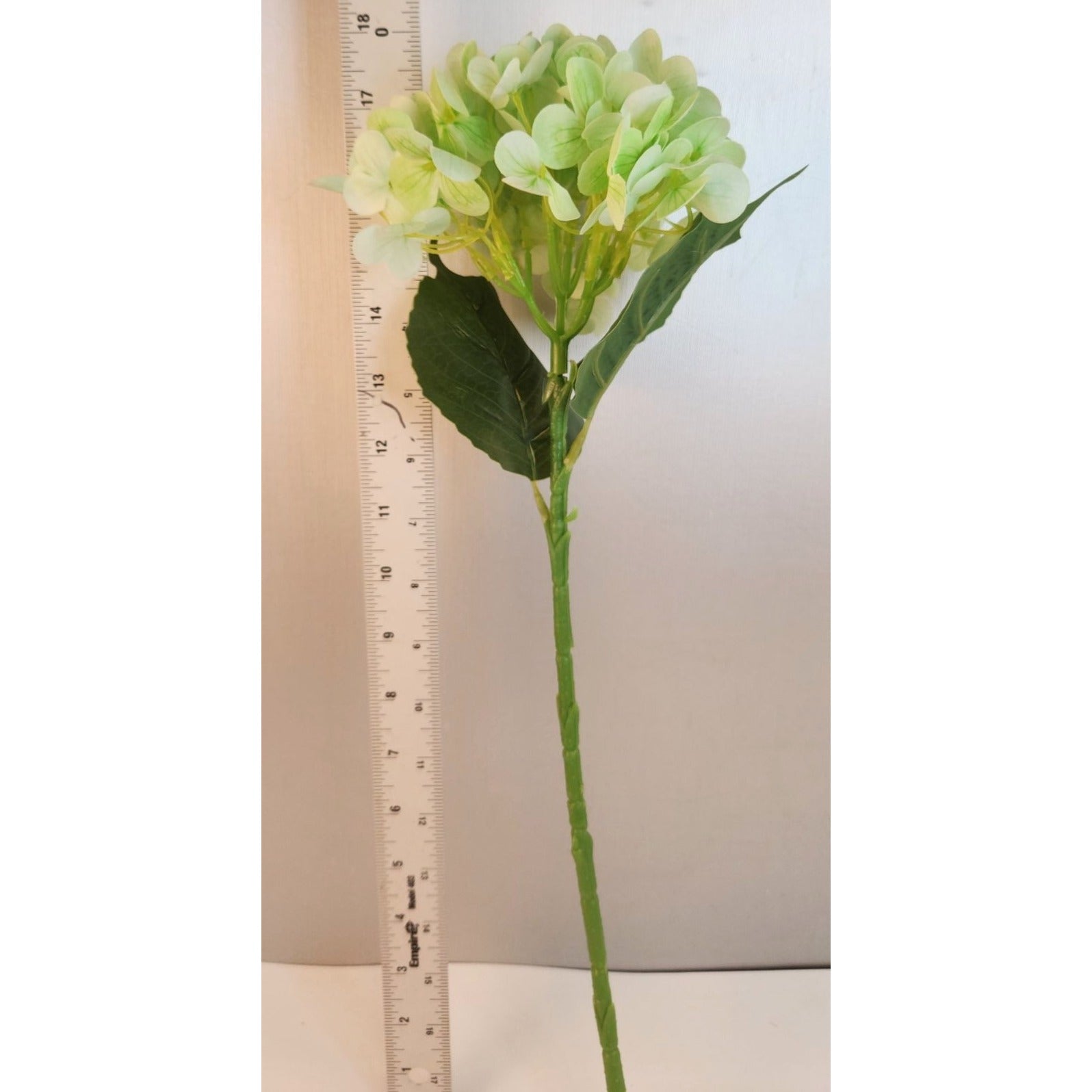 Light Green Hydrangea Stem Artificial Silk Flower Spring Wedding Decor