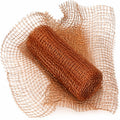 Copper Mesh Ribbon Roll 5x19 Ft for Wedding Decor Holiday Wreaths and DIY Crafts