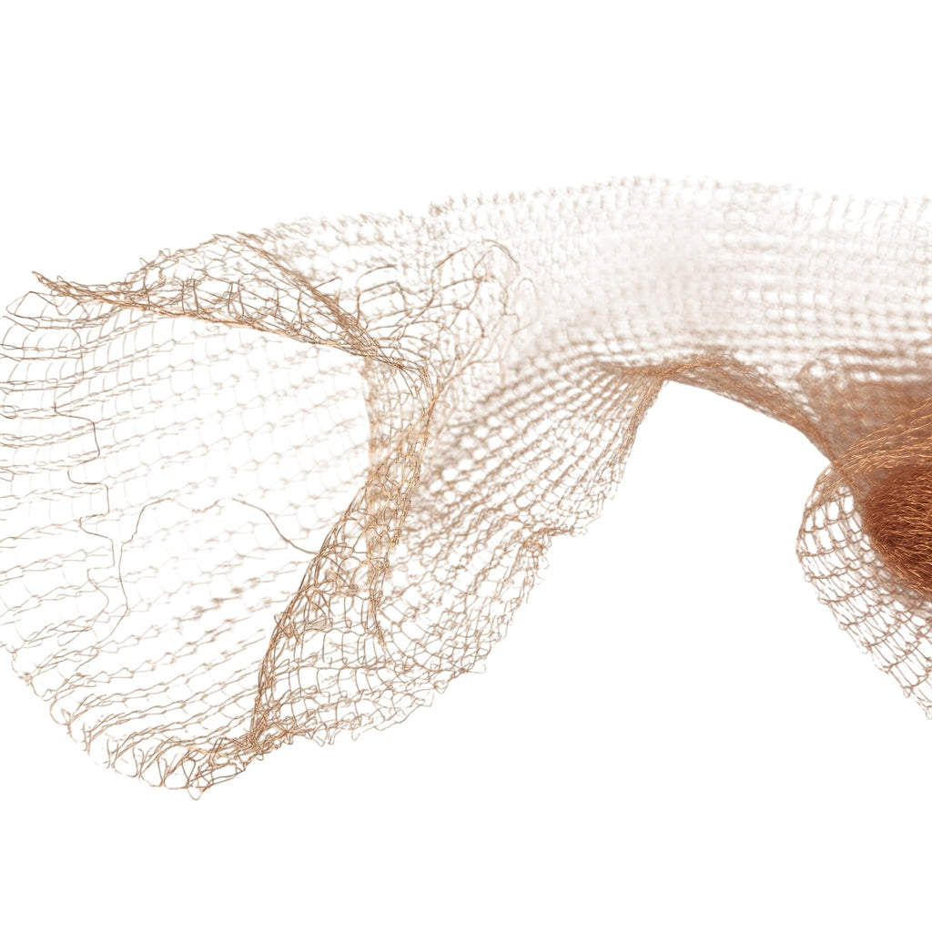 Copper Mesh Ribbon Roll 5x19 Ft for Wedding Decor Holiday Wreaths and DIY Crafts