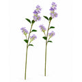 Artificial Lilac Stems Set of 2, 30 Inch Lavender Filler Flowers for Wreaths and Arrangements