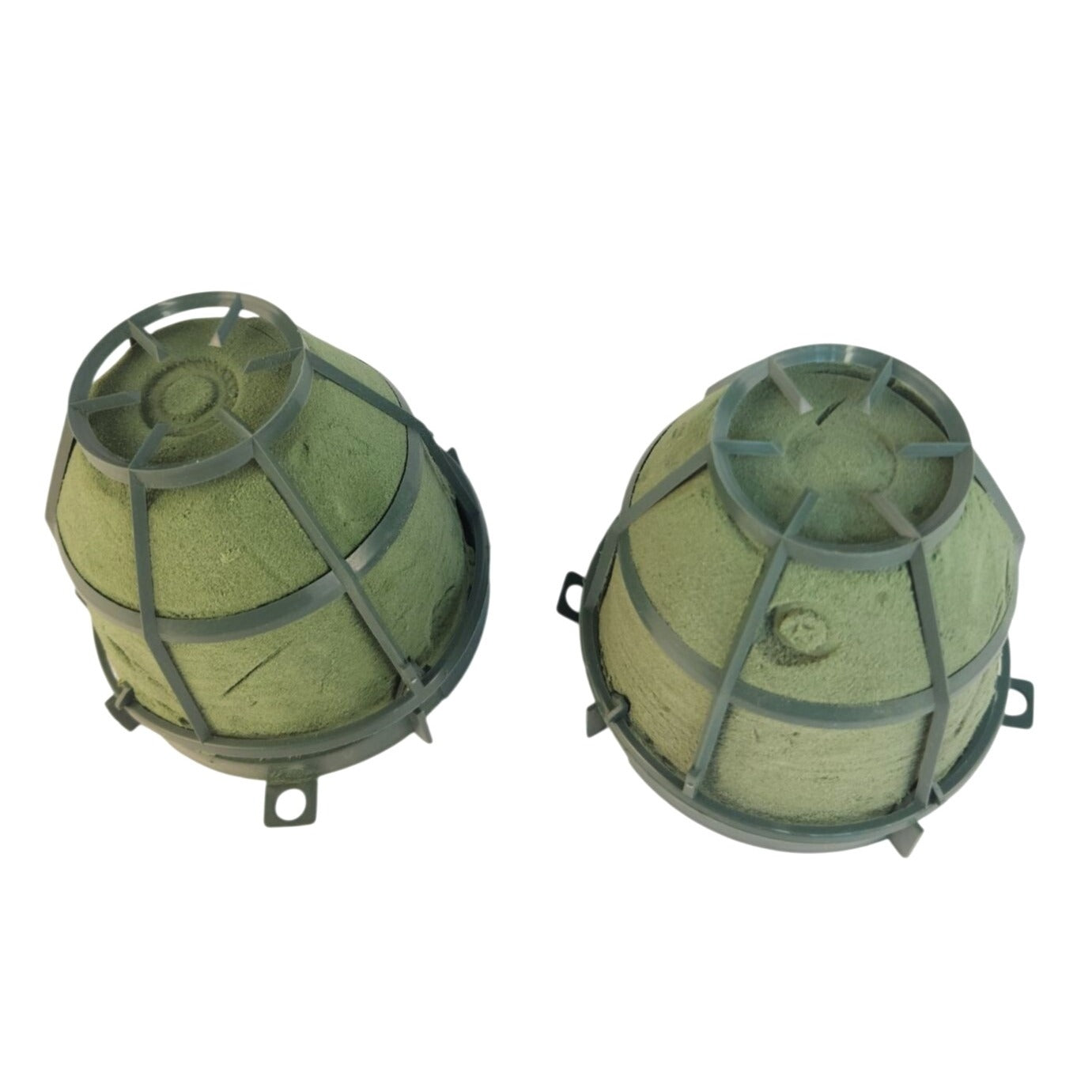 Floral Foam Candle Holder Set of 2 Green Cage for Taper Centerpiece Flower Arranging Wedding Decor Supply