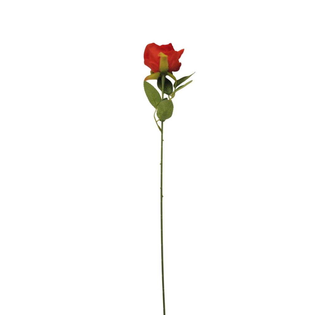 Set of 6 Red Rose Stems Faux Roses Artificial Red Flowers Romantic Wedding Farmhouse Decor 20 Inch
