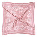 27x27 Blush Pink Paisley Wild Rag Western Cowgirl Scarf