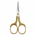 Gold Silver Embroidery Scissors, 5 Inch Stainless Steel Thread Snips