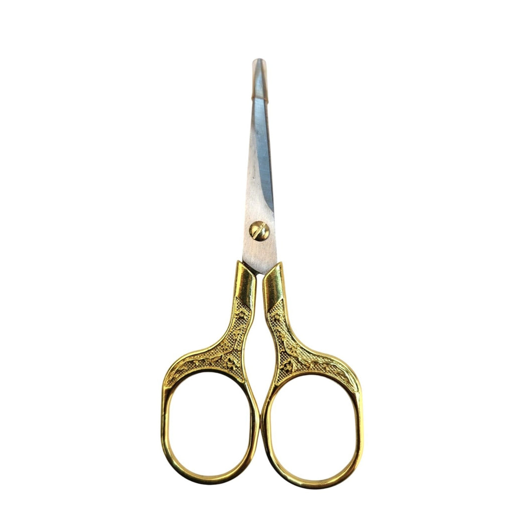 Gold Silver Embroidery Scissors, 5 Inch Stainless Steel Thread Snips