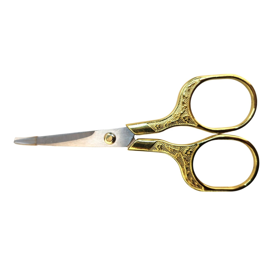 Gold Silver Embroidery Scissors, 5 Inch Stainless Steel Thread Snips
